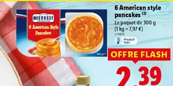 Lidl MCENNEDY 6 American style pancakes offre