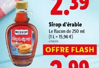 Lidl MCENNEDY Sirop d'érable offre