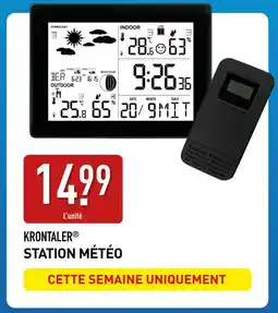 ALDI KRONITALER Station météo offre