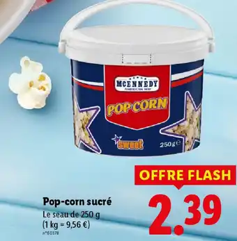 Lidl MCENNEDY Pop-corn sucré offre