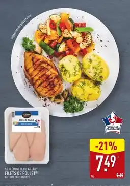 ALDI ST-CLÉMENT LE VOLAILLER FILETS DE POULET offre