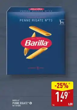 ALDI BARILLA Penne rigate n°73 offre