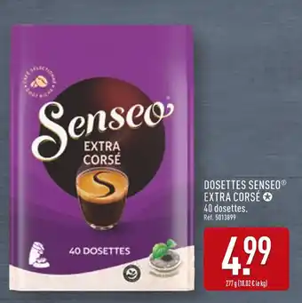 ALDI senseo Dosettes extra corsé offre