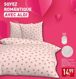 ALDI PARURE DE LIT VOLANTS offre