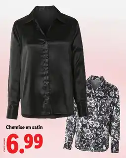 Lidl Chemise en satin offre