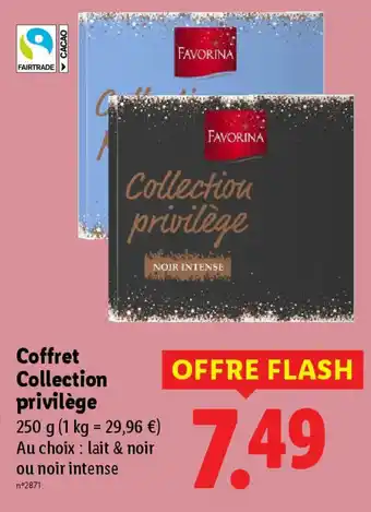 Lidl Coffret Collection privilège offre