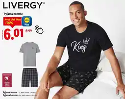 Lidl LIVERGYⓇ Pyjama homme offre