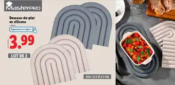 Lidl MASTERPRO Dessous-de-plat en silicone offre