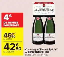 Carrefour Contact Brut - champagne format spécial offre