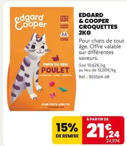 Animalis EDGAR AND COOPER Croquettes 2kg offre