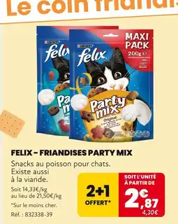 Animalis Felix Friandises Party Mix offre