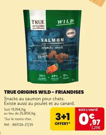 Animalis TRUE ORIGINS WILD Friandises offre