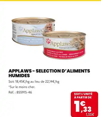 Animalis Applaws Sélection d'aliments humides offre