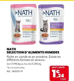 Animalis NATH Selection d’aliments humides offre