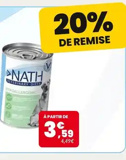 Animalis NATH VETERINARY DIETS Alimentation chien offre