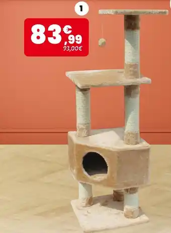 Animalis EUROPET Arbre a chat loona 135cm offre