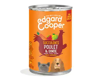 Jardiland 5 + 1 offert(s) sur une sélection de pâtées pour chien Edgard & Cooper (boîte de 400 g) offre