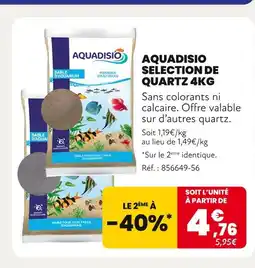 Animalis AQUADISIO SELECTION DE QUARTZ offre