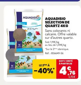 Animalis AQUADISIO SELECTION DE QUARTZ offre