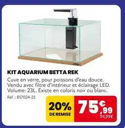 Animalis Kit aquarium betta rek offre