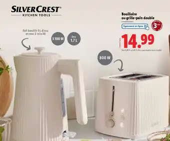 Lidl SILVERCREST® Bouilloire ou grille-pain double offre