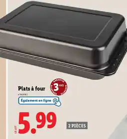 Lidl Plats à four offre