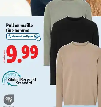 Lidl LIVERGYⓇ Pull en maille fine homme offre