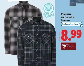 Lidl LIVERGYⓇ Chemise en flanelle homme offre