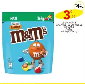 Stokomani M&M'S Le sachet de cacahuetes enrobées caramel offre