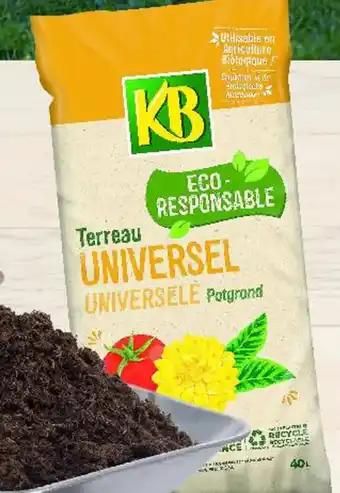 Stokomani KB Le terreau universel responsable sans tourbe offre