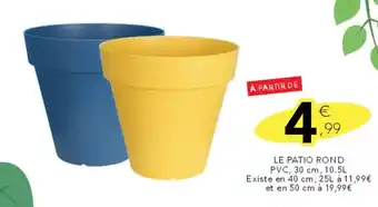 Stokomani Le patio rond offre