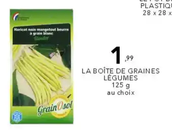 Stokomani GRAIN O SOL La boîte de graines légumes offre