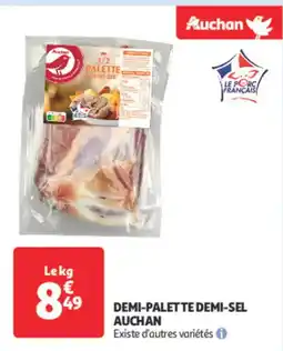 Auchan Supermarché Demi-palette demi sel auchan offre