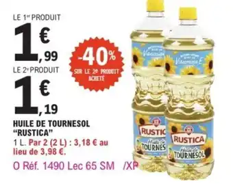 E.Leclerc Express "RUSTICA" Huile de tournesol offre