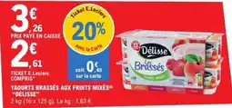 E.Leclerc Express "DÉLISSE" Yaourts brassés aux fruits mixés offre