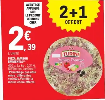 E.Leclerc Express TURINI Pizza jambon emmental offre