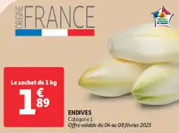 Auchan Supermarché Endives offre