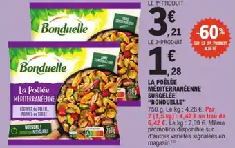 E.Leclerc Express “BONDUELLE” La poêlée méditerranéenne surgelée offre