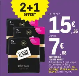 E.Leclerc Express "CARTE NOIRE" Café moulu offre