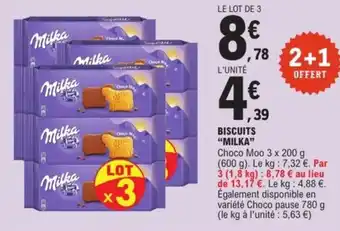 E.Leclerc Express "MILKA" Biscuits offre