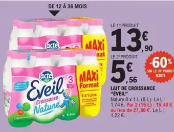 E.Leclerc Express “ÉVEIL” Lait de croissance offre