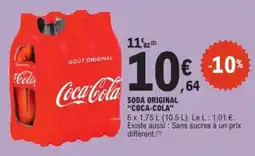 E.Leclerc Express "COCA-COLA" Soda original offre