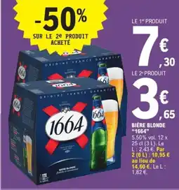 E.Leclerc Express "1664" Bière blonde offre