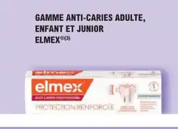 E.Leclerc Parapharmacie Gamme anti caries adulte enfant et junior elmex offre