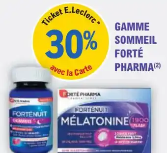 E.Leclerc Parapharmacie Gamme sommeil forte pharma offre