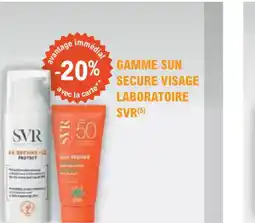 E.Leclerc Parapharmacie Gamme sun secure visage laboratoire offre