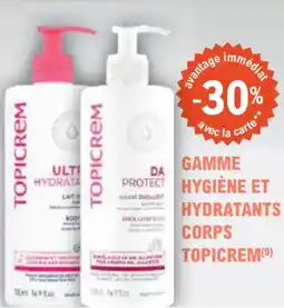 E.Leclerc Parapharmacie Gamme hygiene et hydratants corps topicrem offre