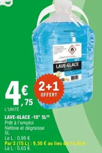 E.Leclerc LAVE-GLACE -10° offre