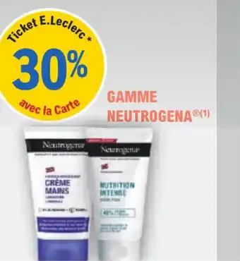 E.Leclerc Parapharmacie Gamme neutrogena offre