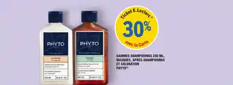 E.Leclerc Parapharmacie Gammes shampooing masques apres shampooings et coloration phyto offre